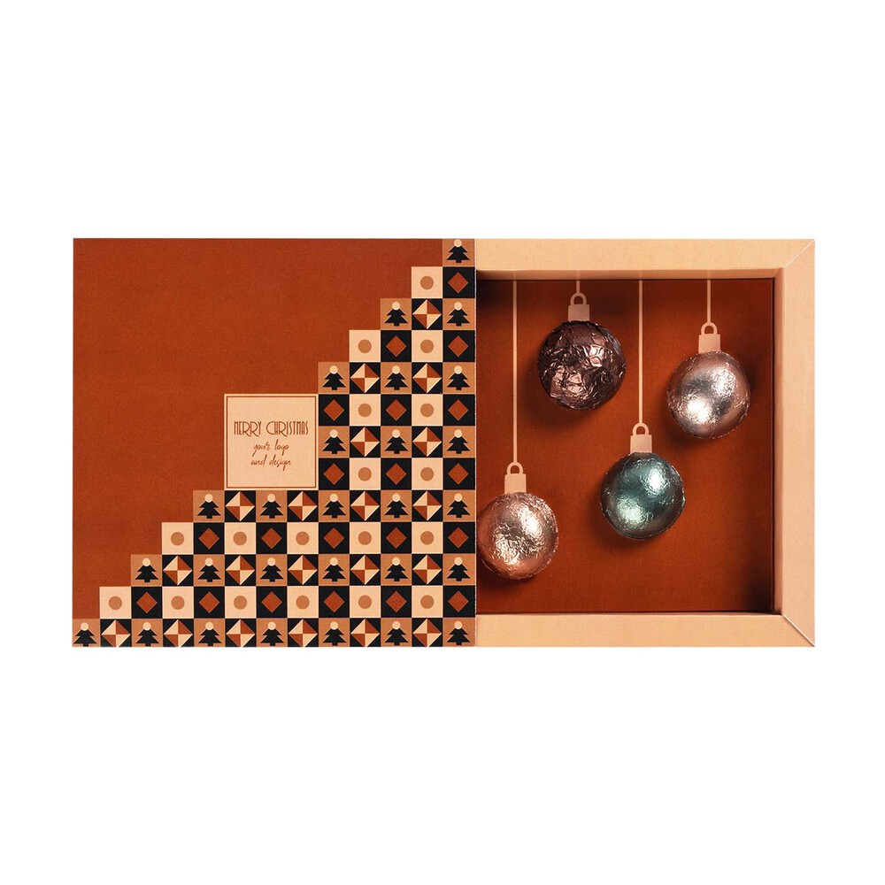 Praliny Sweet Sphere Baubles Box 4 Szt Wielokolorowy S0115/XM 
