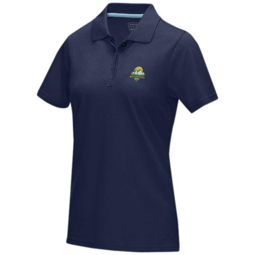 Damska organiczna koszulka polo Graphite z certyfikatem GOTS Granatowy 37509492 (2)