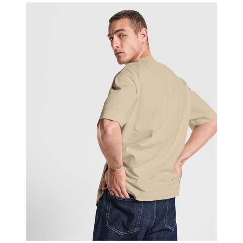 Chow - koszulka unisex z krótkim rękawem, fason oversize Wintage biel R65612C0 (6)