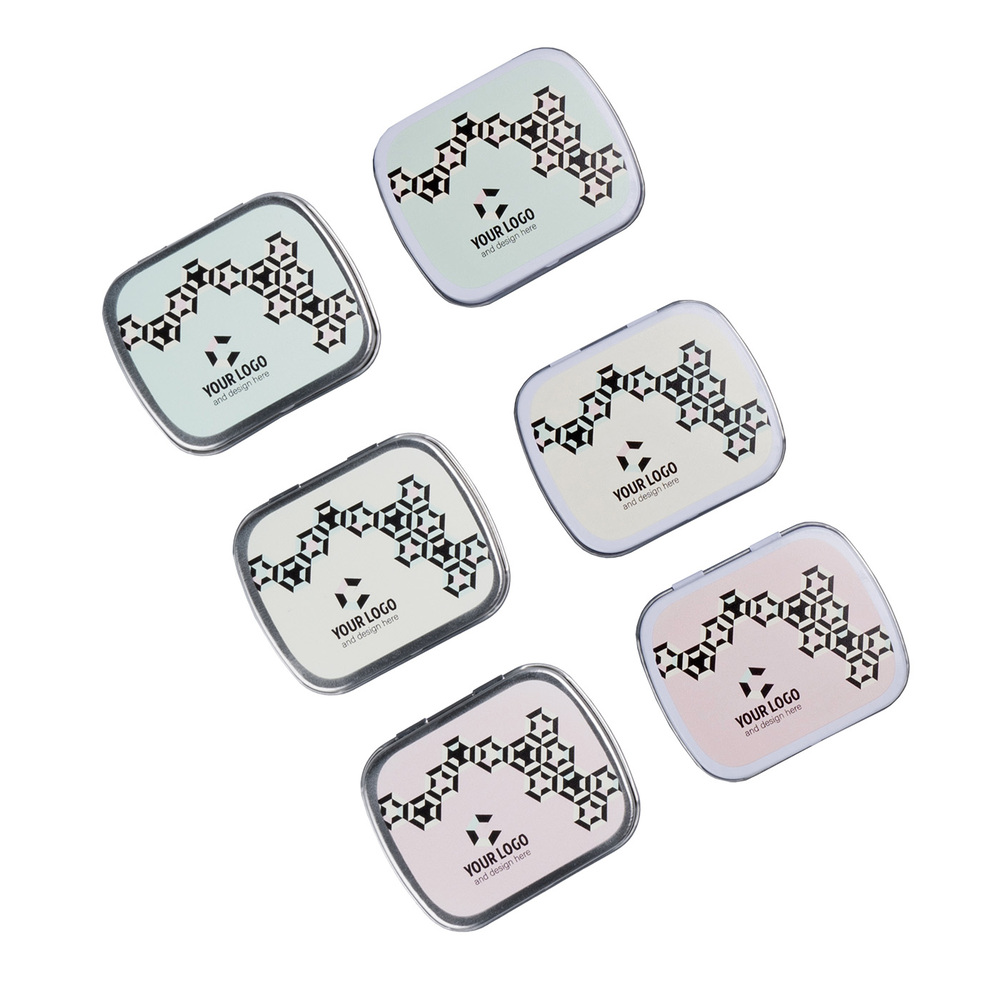 Puszka prostokątna mini Brand Me! Mints Wielokolorwy S0710 (1)