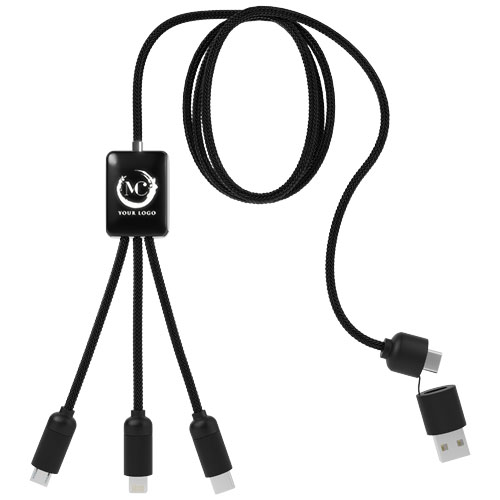 SCX.design C28 długi kabel do łądowania 5 w 1 Czarny-Biały 2PX06490 (1)