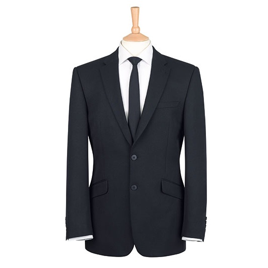 Marynarka męska slim jednorzedowa Black BR651-478892 