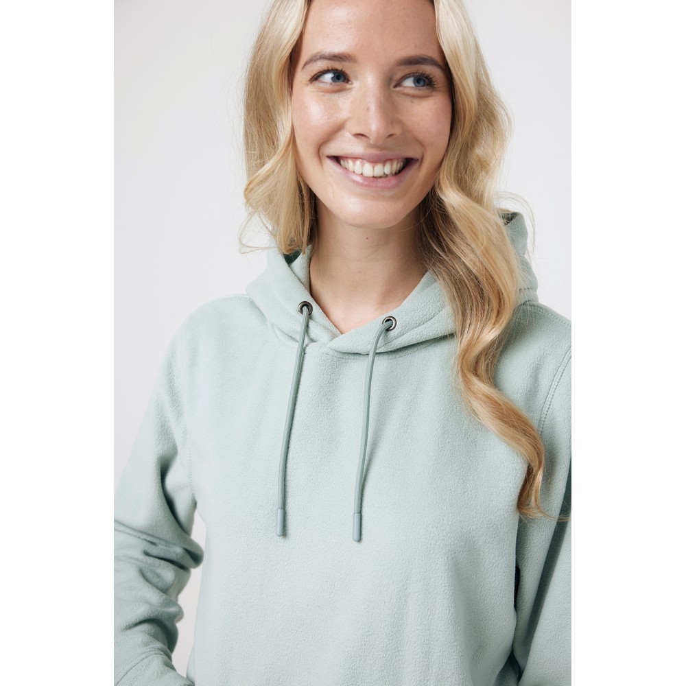 Bluza z kapturem z mikropolaru Iqoniq Trivor, RPET Zielony T9403.023.XL (2)
