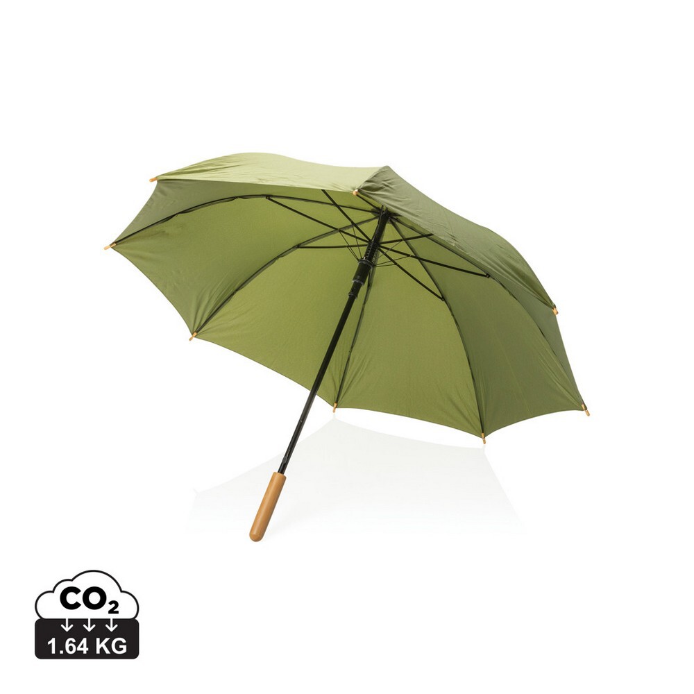Gadżet reklamowy - Bambusowy parasol automatyczny 23" AWARE™ RPET