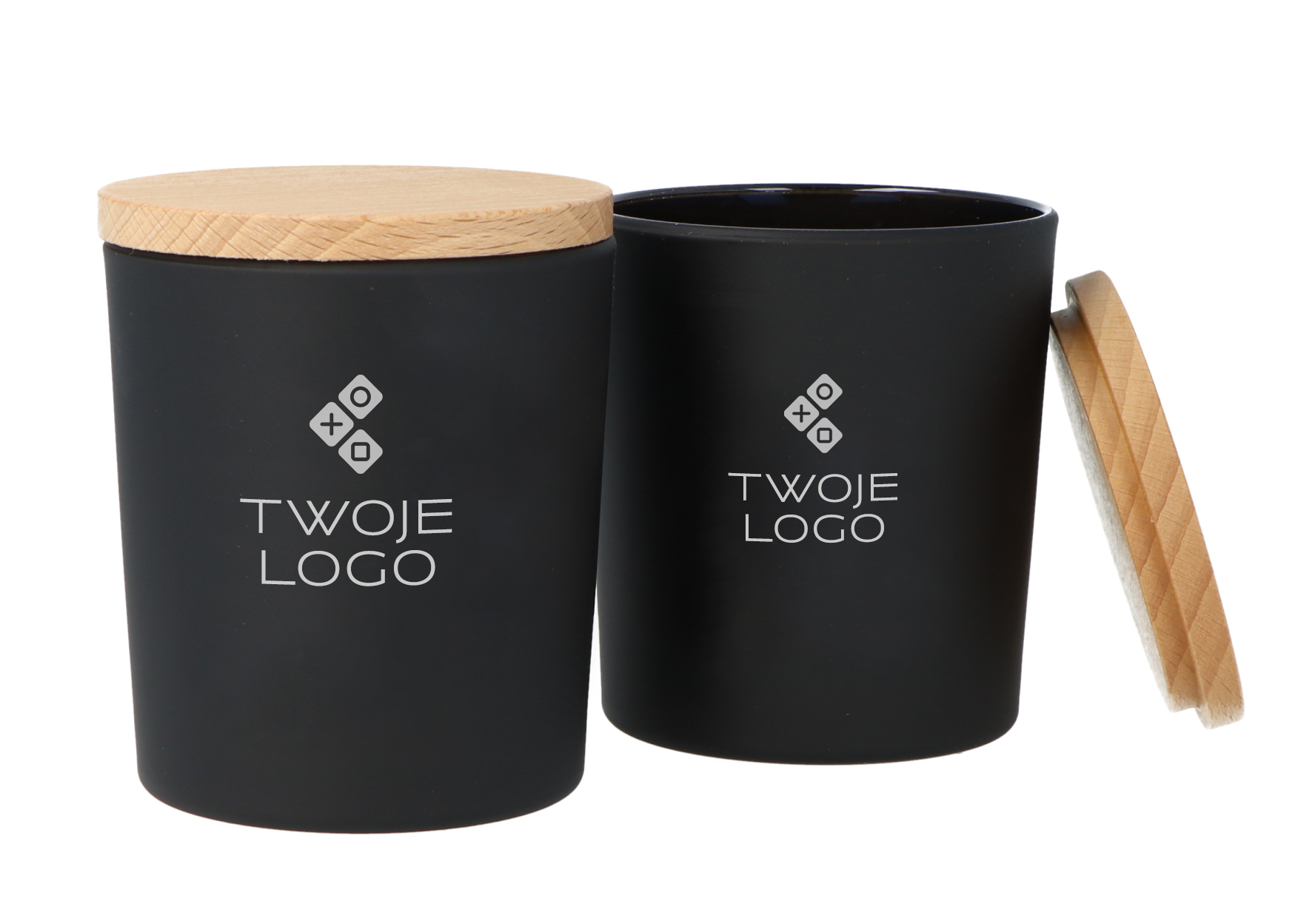 Gadżet reklamowy - 50x Świeca zapachowa sojowa 155 ml z wieczkiem