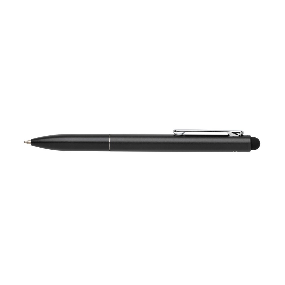 Długopis, touch pen Kymi, aluminium z recyklingu Czarny P611.231 (2)