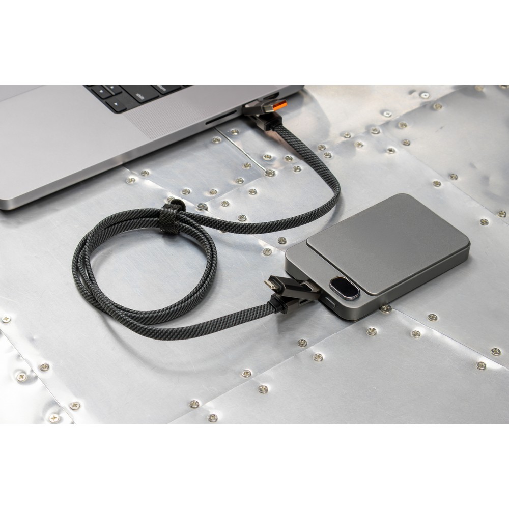 Kabel do ładowania BrandCharger Thor Eco Grafitowy VB194-15 (1)