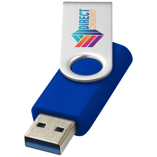 Rotate-basic pendrive wyposażony w interfejs USB 3.0 Królewski niebieski 1Z50653N (1)