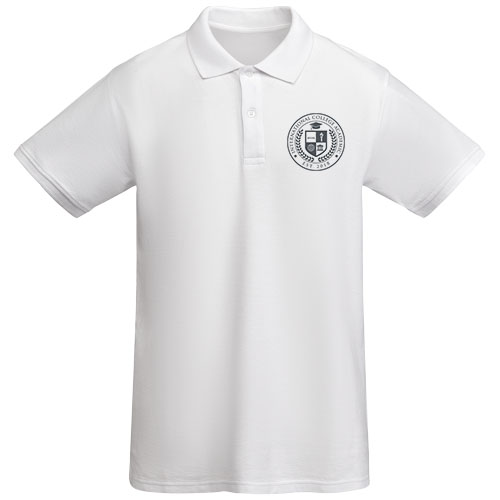 Prince koszulka polo z krótkim rękawem Biały R66171Z1 (1)