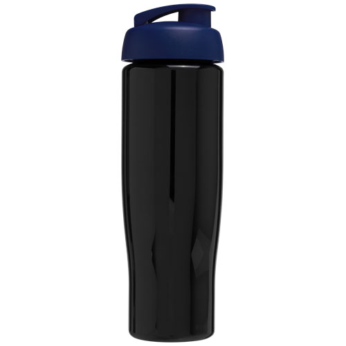 Bidon H2O Tempo® o pojemności 700 ml z wieczkiem zaciskowym Czarny-Niebieski 21004013 (3)