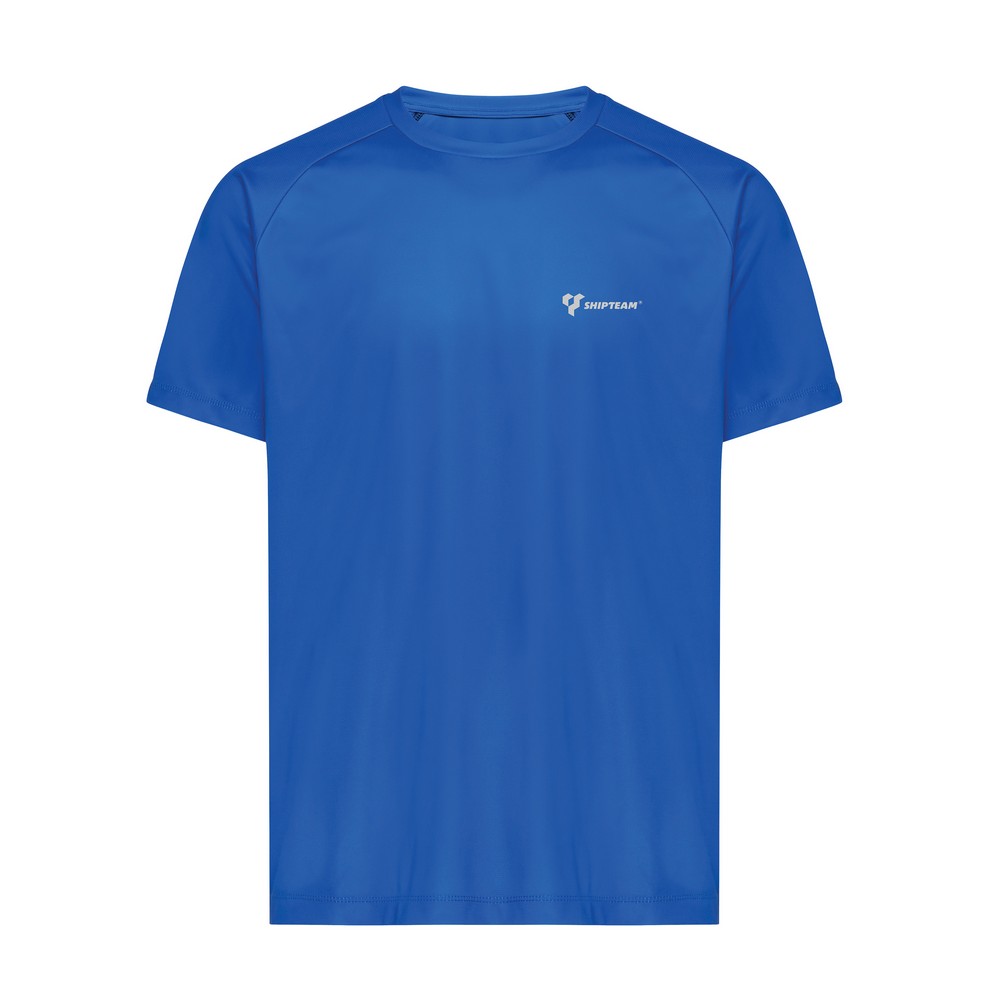 Koszulka sportowa Iqoniq Tikal, poliester z recyklingu Niebieski T9102.025.XS (11)