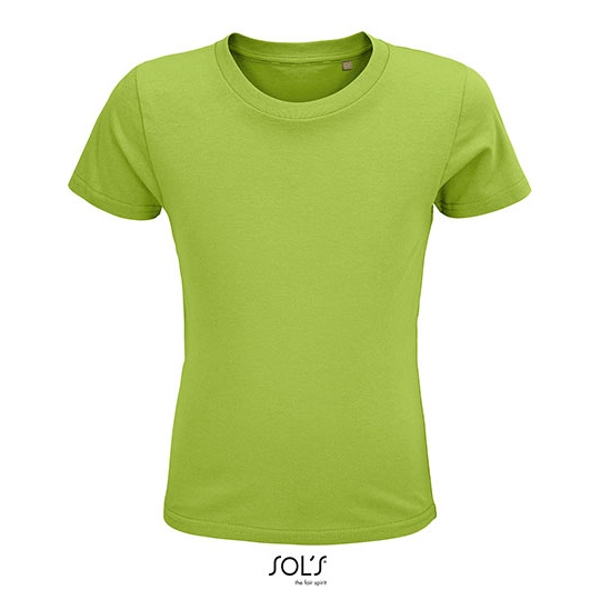 T-shirt Dziecięcy Krótki Rękaw Bawełna Organiczna Apple Green L03580-544910 