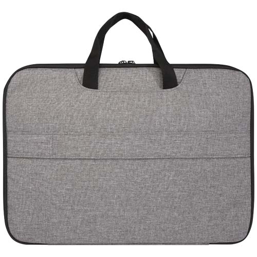 Libra etui na laptopa 2 w 1 o pojemności 3 l wykonane z materiałów z recyklingu z certyfikatem GRS Melanż szary 13008580 (3)