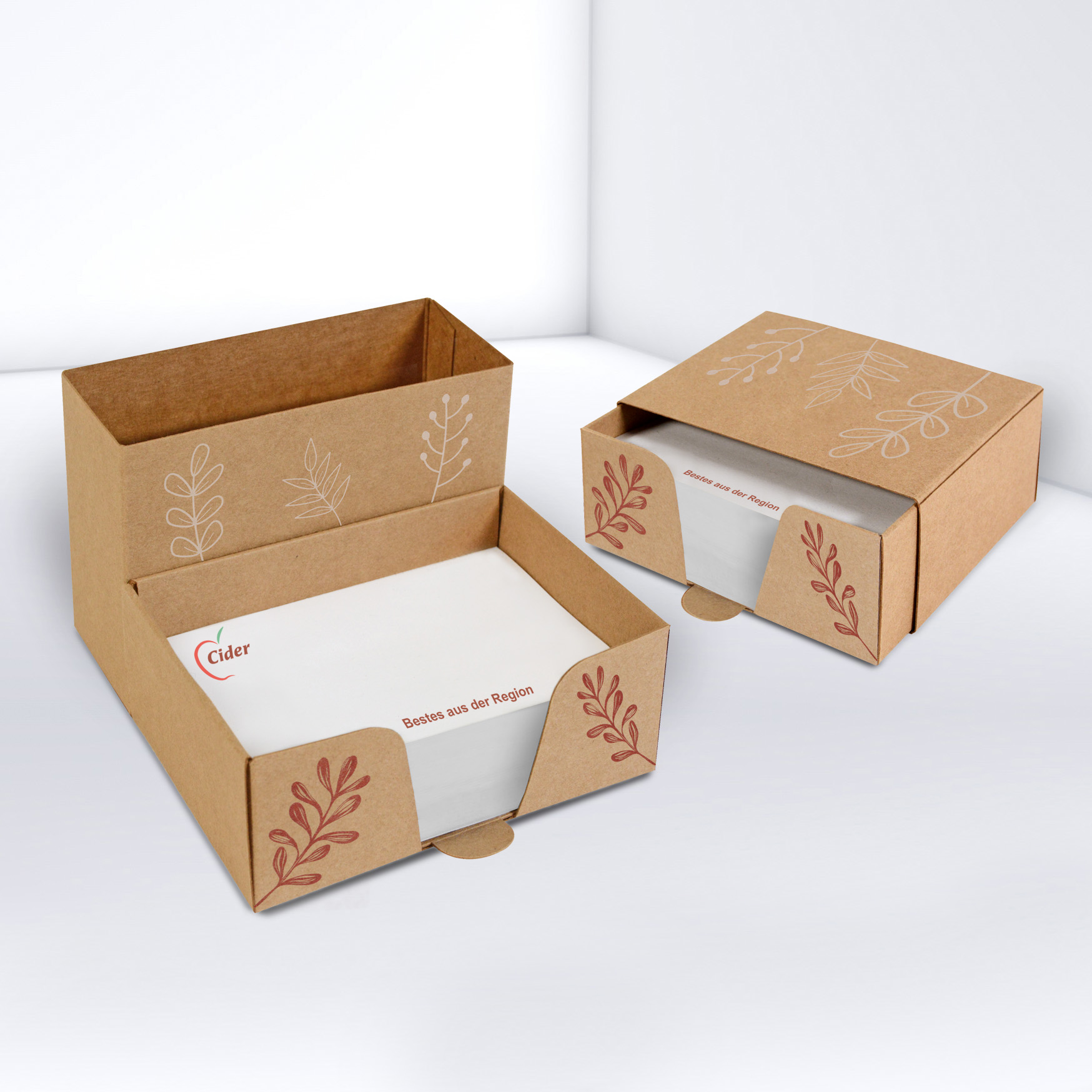 Gadżet reklamowy - 500x PURE notes skrzynka kartonowa