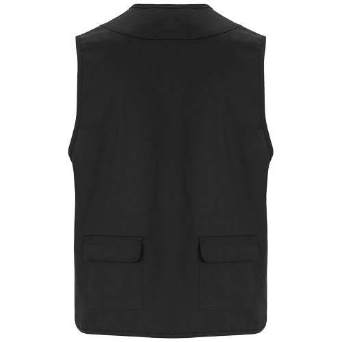 Venera 200 g/m2 kamizelka robocza z dekoltem w serek i wieloma kieszeniami  Czarny R91113O1 (2)