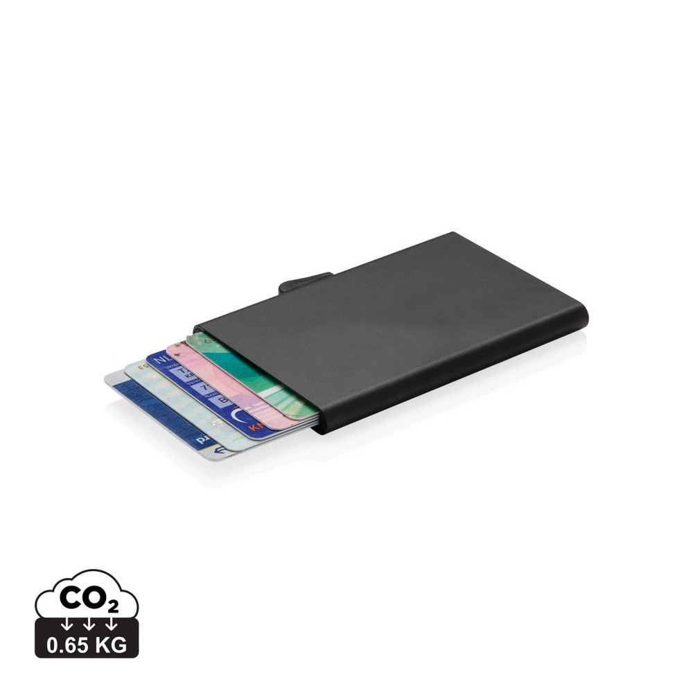 Etui na karty kredytowe C-Secure, ochrona RFID Czarny P820.491 (12)