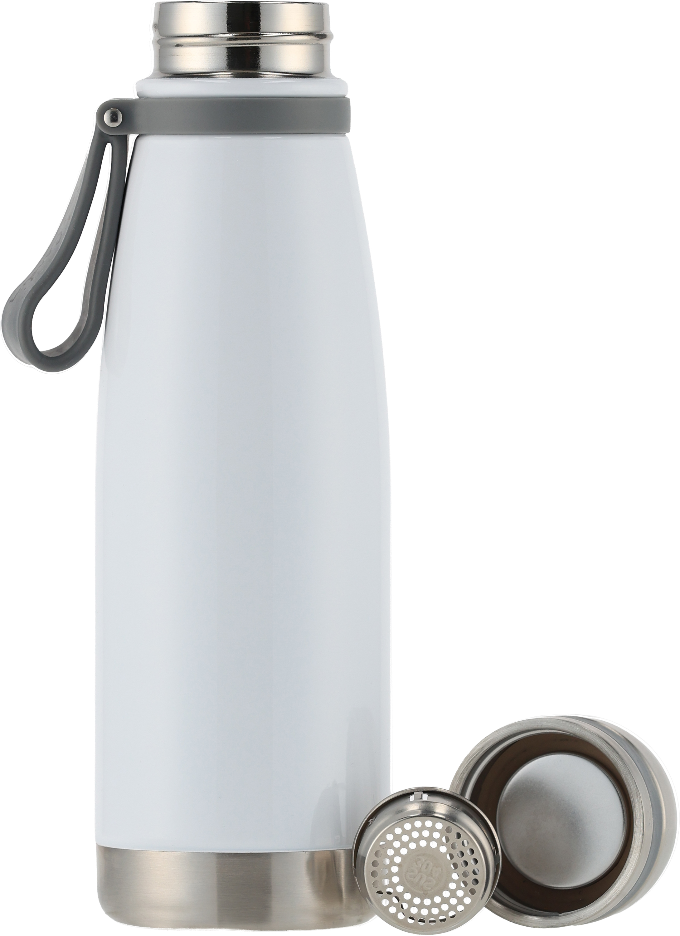 Butelka termiczna stalowa Pierre Cardin 650 ml Biały B9000501IP306 (5)