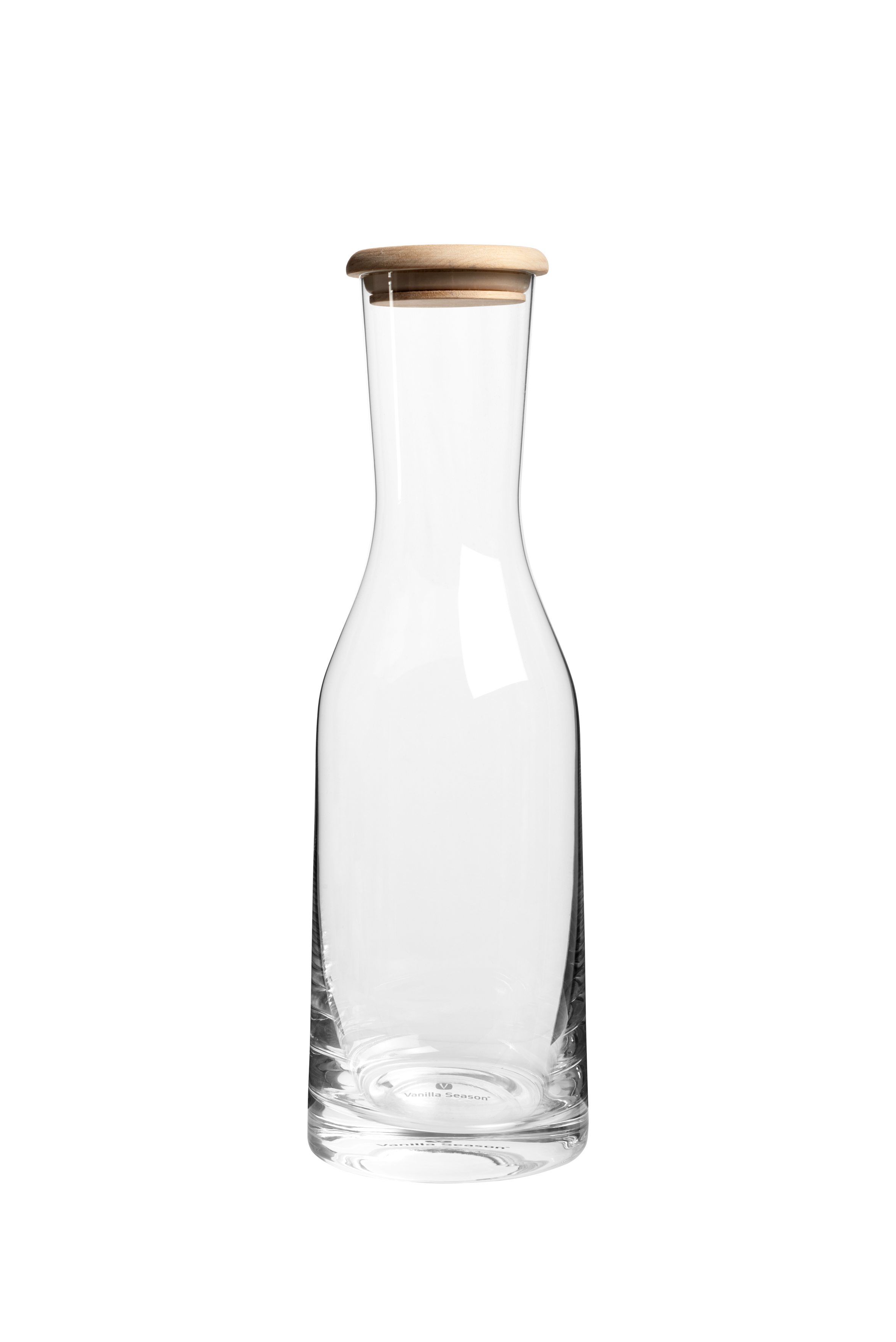 Gadżet reklamowy - Karafka kryształowa 1,2l z drewnianym korkiem Vanilla Season