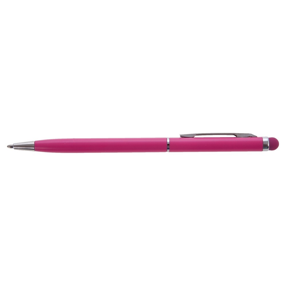 Długopis, touch pen | Dennis Różowy V1637-21 (4)