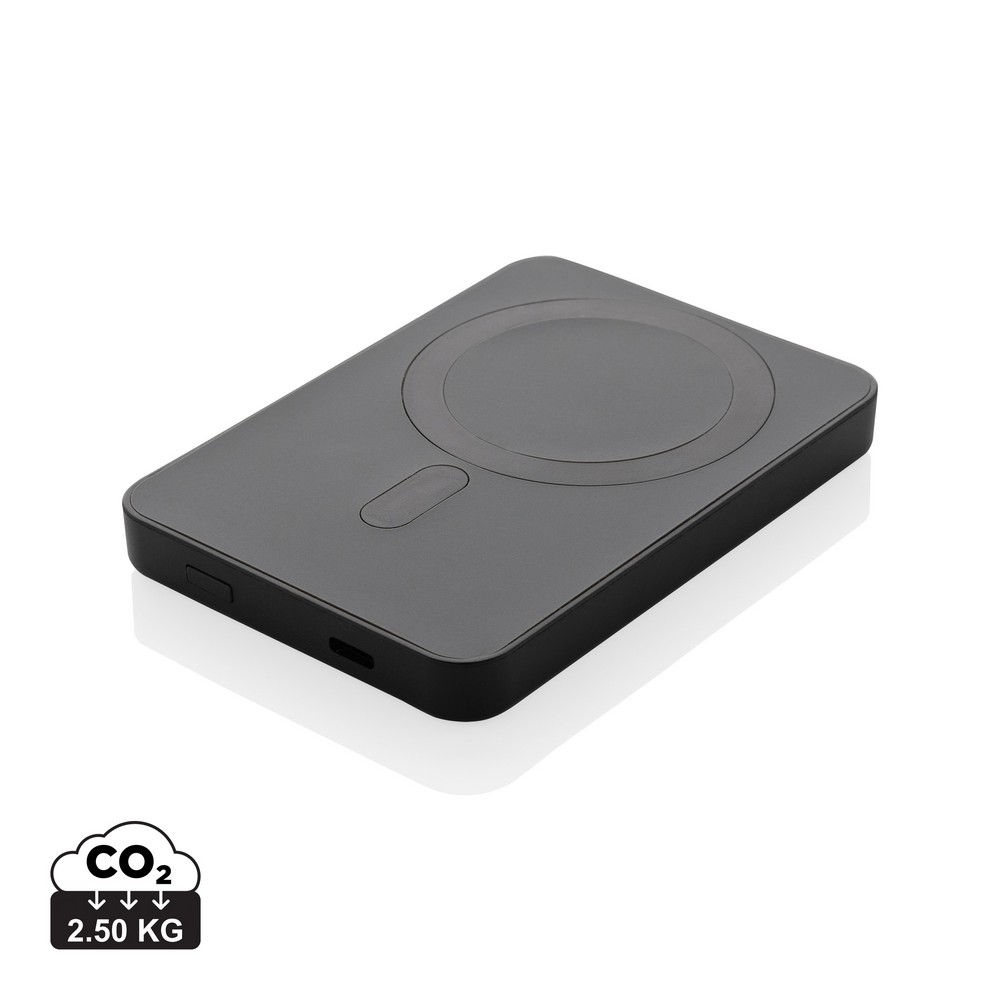 Magnetyczny bezprzewodowy power bank 5000 mAh Magnetix Czarny P322.401 (9)