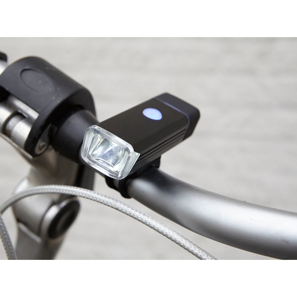Lampka rowerowa COB Czarny V9734-03 (1)
