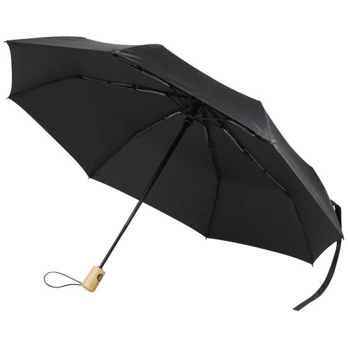 Renee – składany parasol 23 cale wyposażony w funkcję automatycznego otwierania i zamykania Czarny 13015990 
