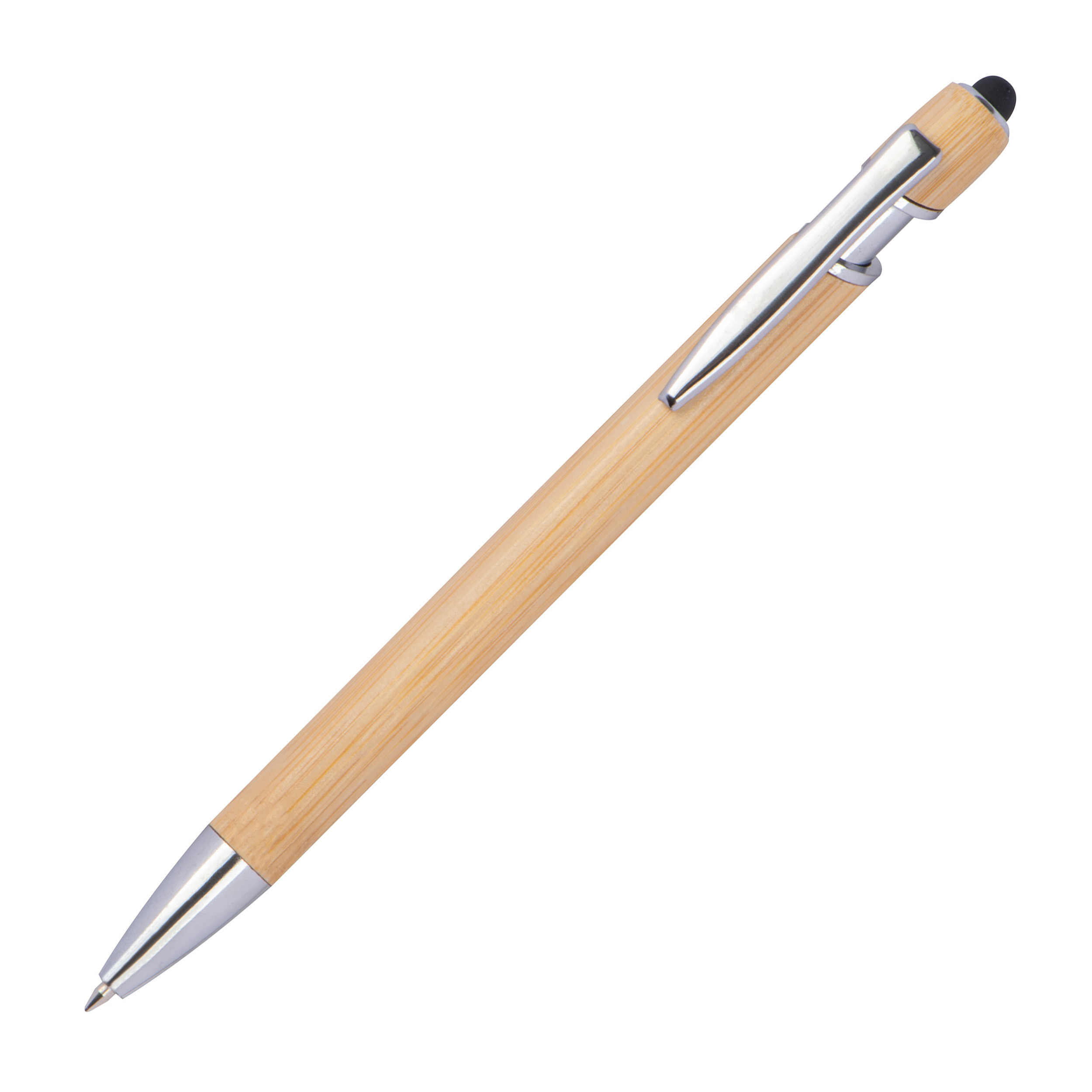Długopis bambusowy touch pen NAIROBI Beżowy 433213 