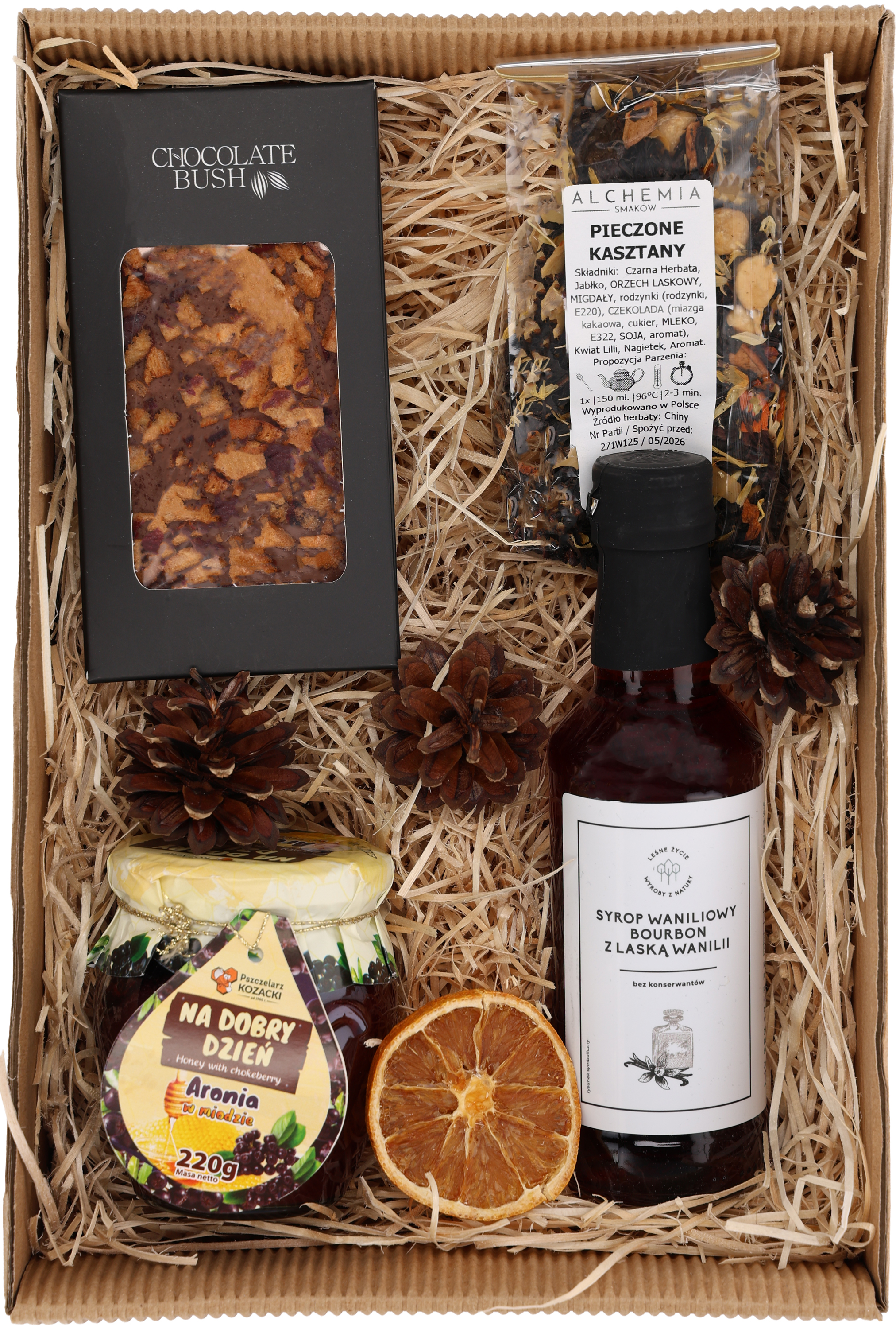 Zestaw prezentowy Chestnut Bourbon Beżowy ZS064313 