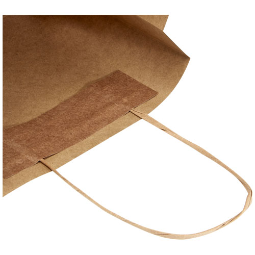 Torba z papieru Kraft ze skręconymi uchwytami – 24 x 9 x 24 cm Kraftowy brąz 1ZM00606 (6)