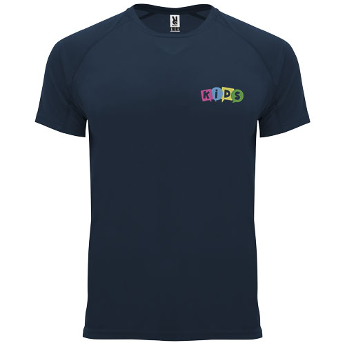 Bahrain sportowa koszulka dziecięca z krótkim rękawem Navy Blue K04071RD (1)