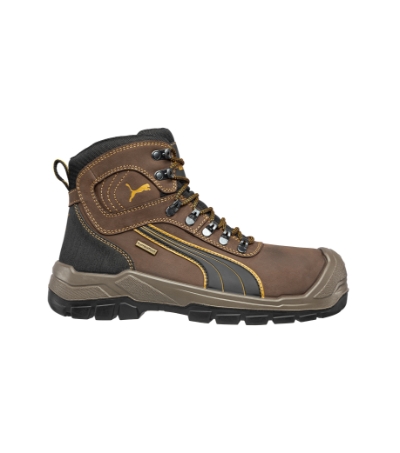 Buty do kostki męskie MS16 - ciemno brazowy Brazowy S16-1080419 (4)
