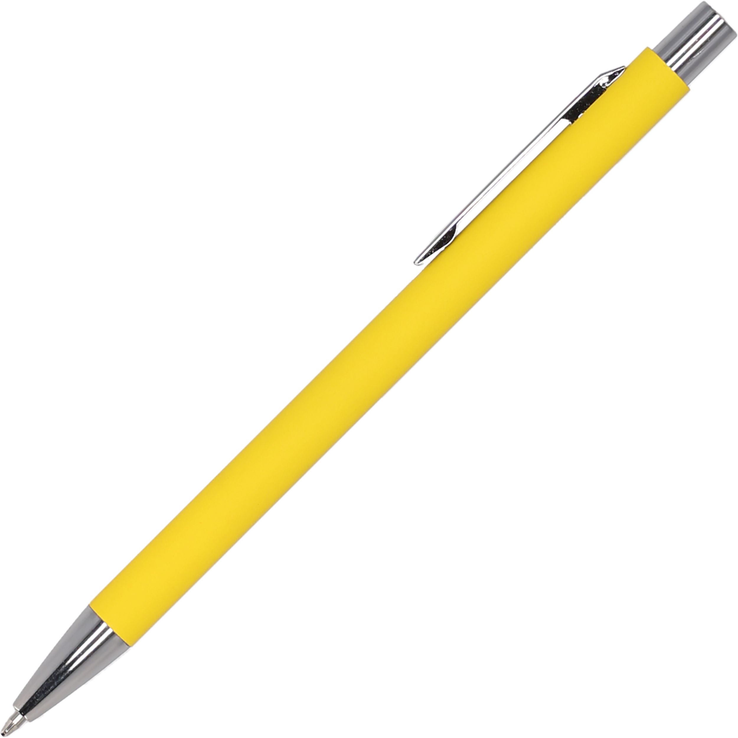 Długopis metalowy soft touch GIORGIO żółty 1368008 (1)