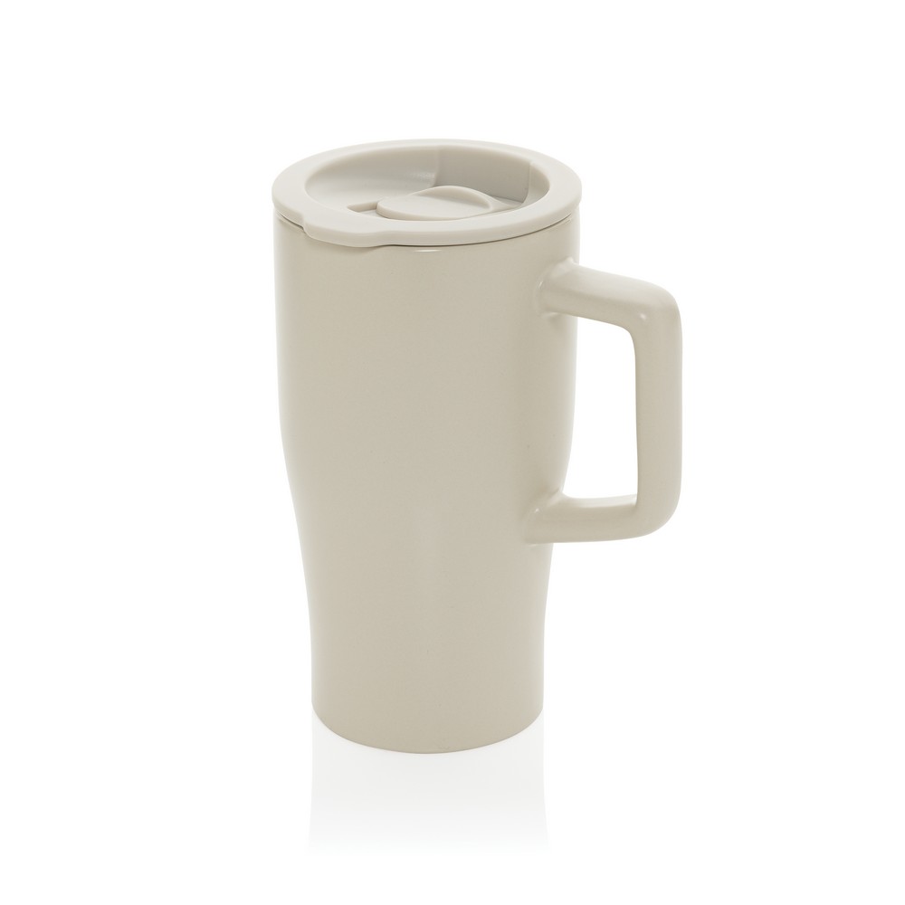 Ceramiczny kubek podrożny 490 ml Szary P437.2219 