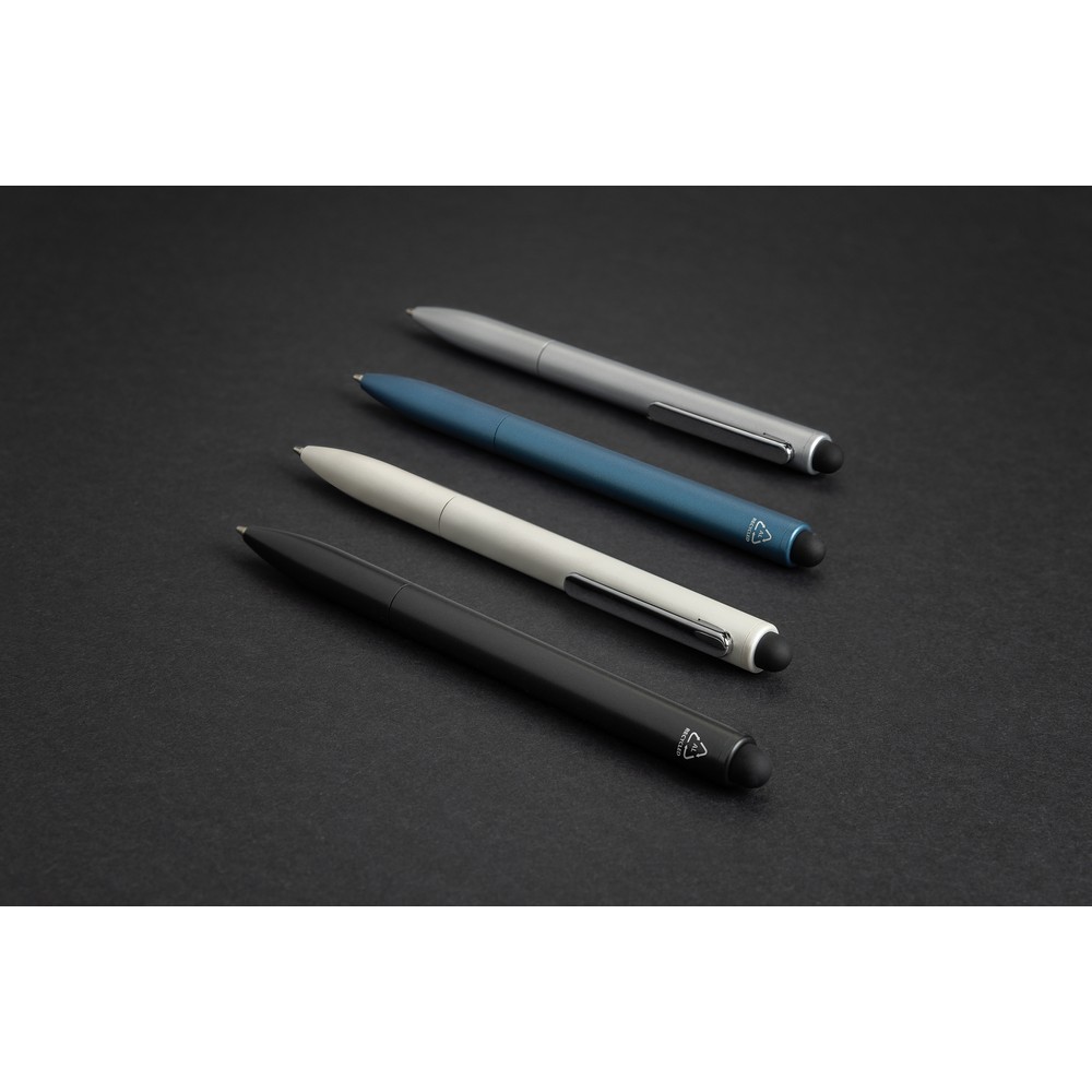 Długopis, touch pen Kymi, aluminium z recyklingu Czarny P611.231 (6)