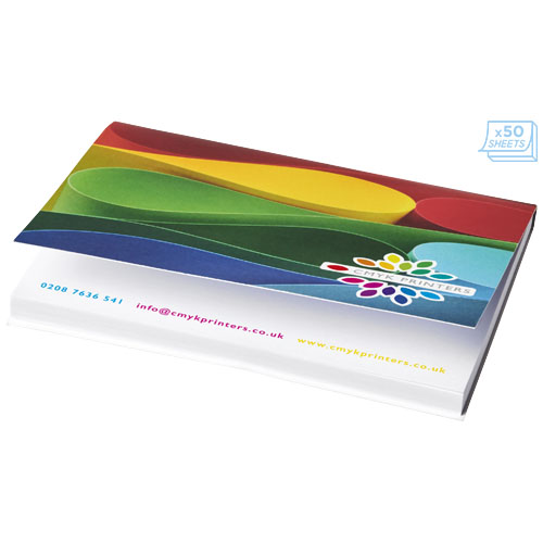 Gadżet reklamowy - 250x Karteczki samoprzylepne Sticky-Mate® A7 100x75mm w miękkiej okładce