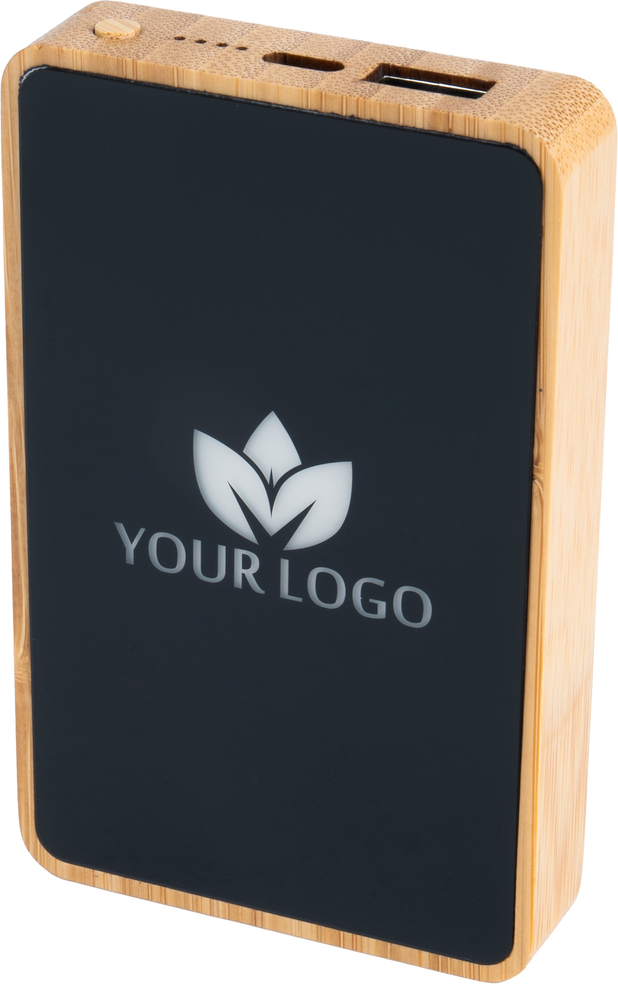 Power bank z podświetlanym logo 5000 mAh Beżowy EG061713 