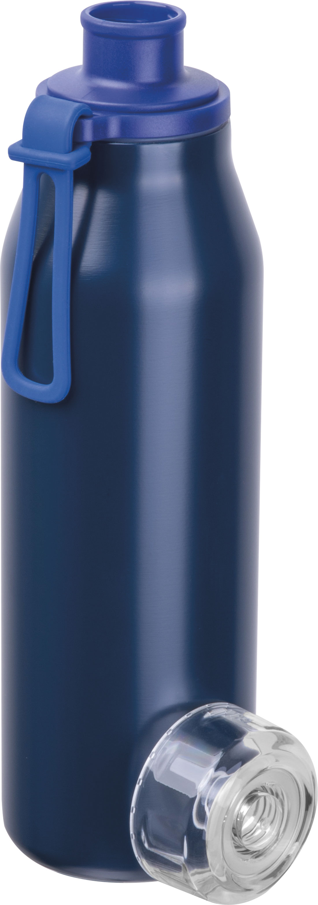 Butelka termiczna stalowa z recyklingu GRAND HAVEN MoLu 640 ml Granatowy 534944 (2)
