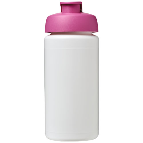 Bidon Baseline® Plus o pojemności 500 ml z wieczkiem zaciskowym i uchwytem Biały-Różowy 21007208 (2)