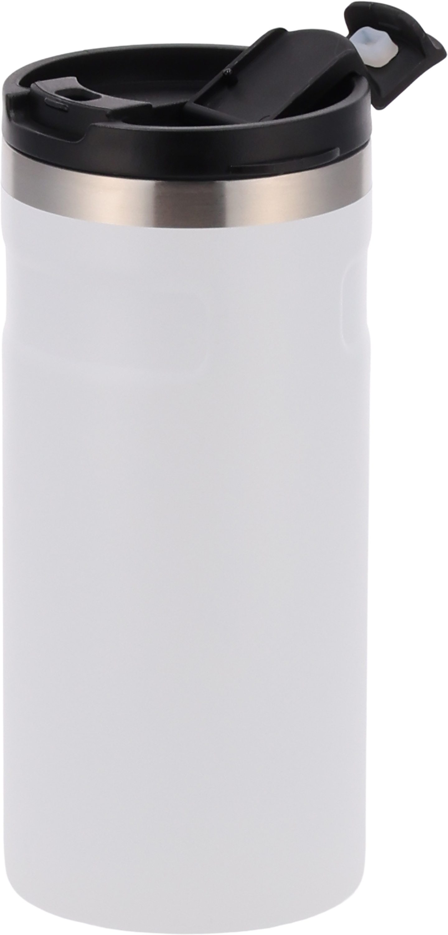 Kubek termiczny ze stali z recyklingu 450 ml SILVIO Biały 8536506 (4)