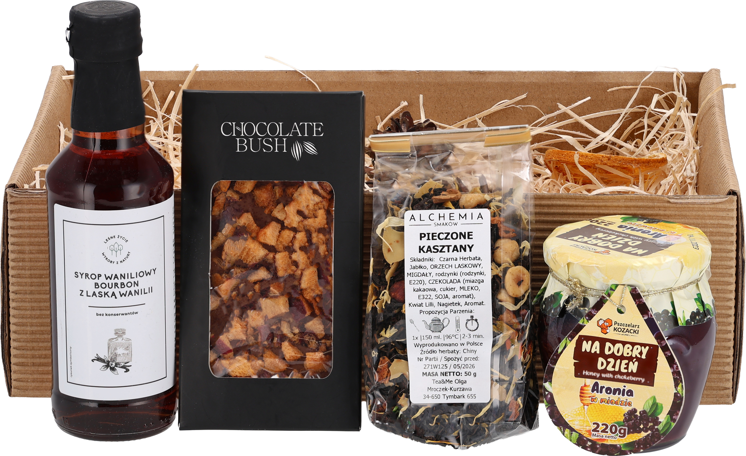 Zestaw prezentowy Chestnut Bourbon Beżowy ZS064313 (3)