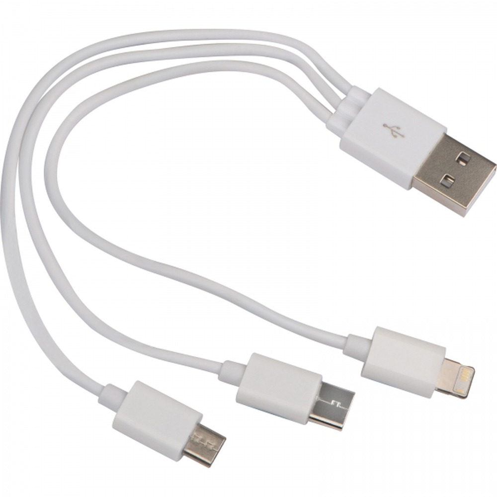 Kabel do ładowania 3w1 BRITTANY Czarny 2078403 (1)