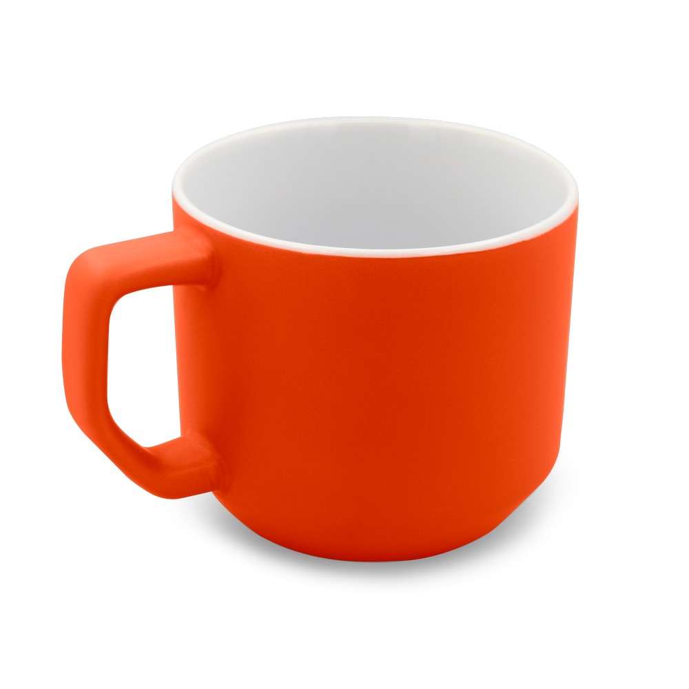 Kubek ceramiczny 330 ml | Everika Pomarańczowy VA903-07 