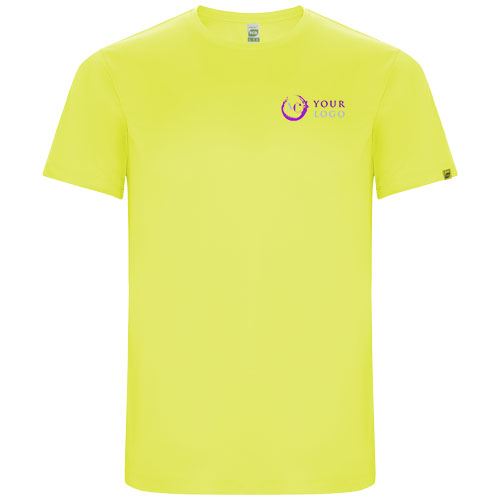 Imola sportowa koszulka dziecięca z krótkim rękawem Fluor Yellow K04271CD (1)