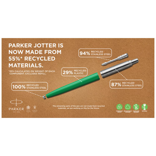 Parker Jotter długopis kulkowy z recyklingu Procesowy niebieski 10786552 (7)