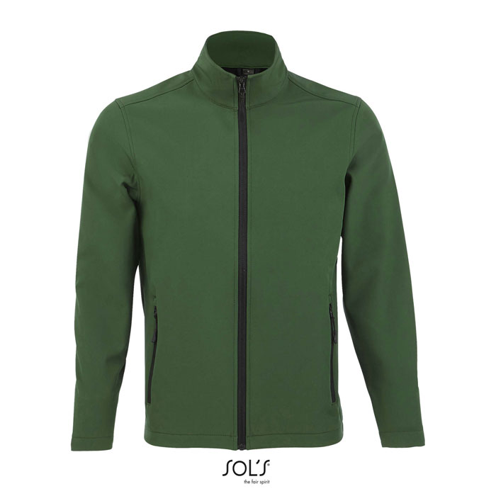 RACE męski softshell Ciemno-Zielony S01195-BO-L 