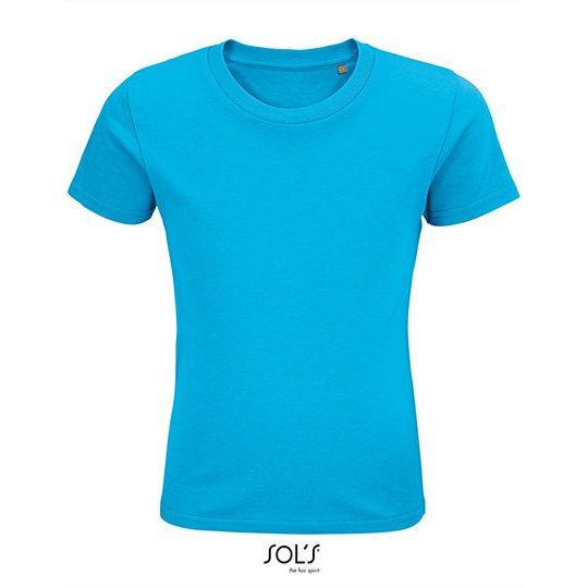 T-shirt Dziecięcy Klasyczny Bawełna Organiczna Aqua L03578-544719 