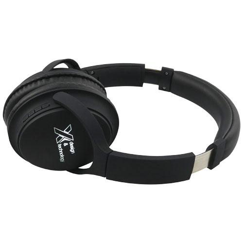 Słuchawki z podświetlanym logo bluetooth 5.0 - SCX.design E2 Czarny-Biały 1PX00600 (3)