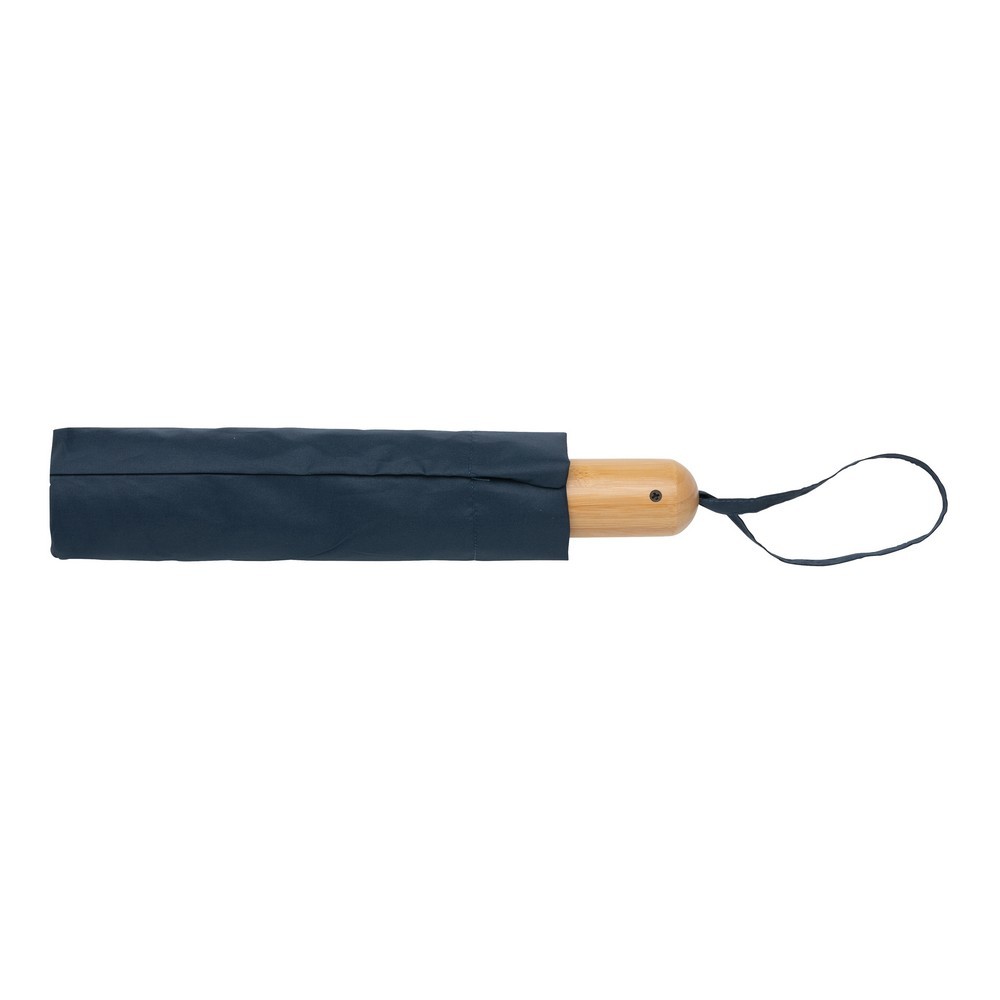 Bambusowy parasol automatyczny 21" AWARE™ RPET Niebieski P850.615 (5)