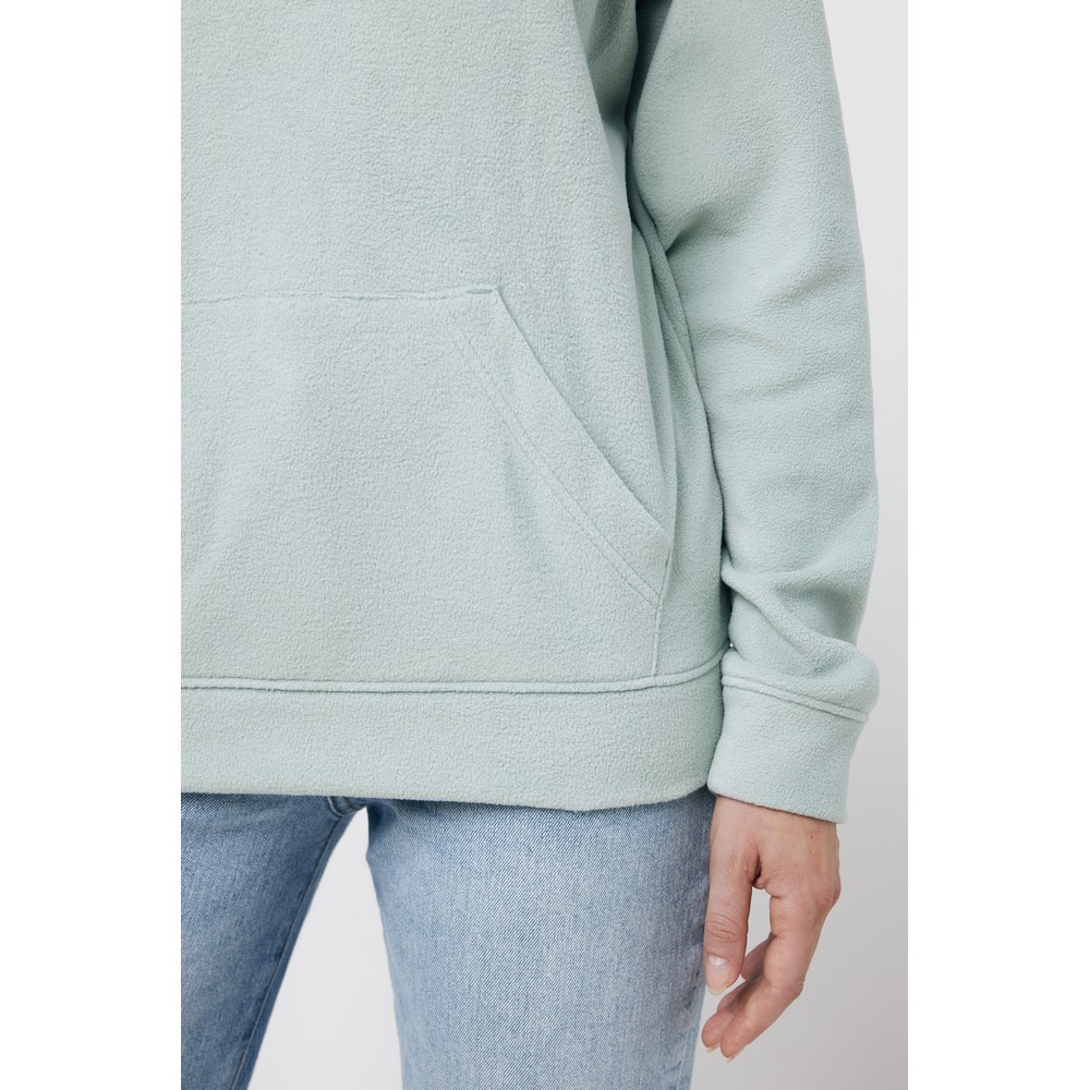 Bluza z kapturem z mikropolaru Iqoniq Trivor, RPET Zielony T9403.023.XXL (3)