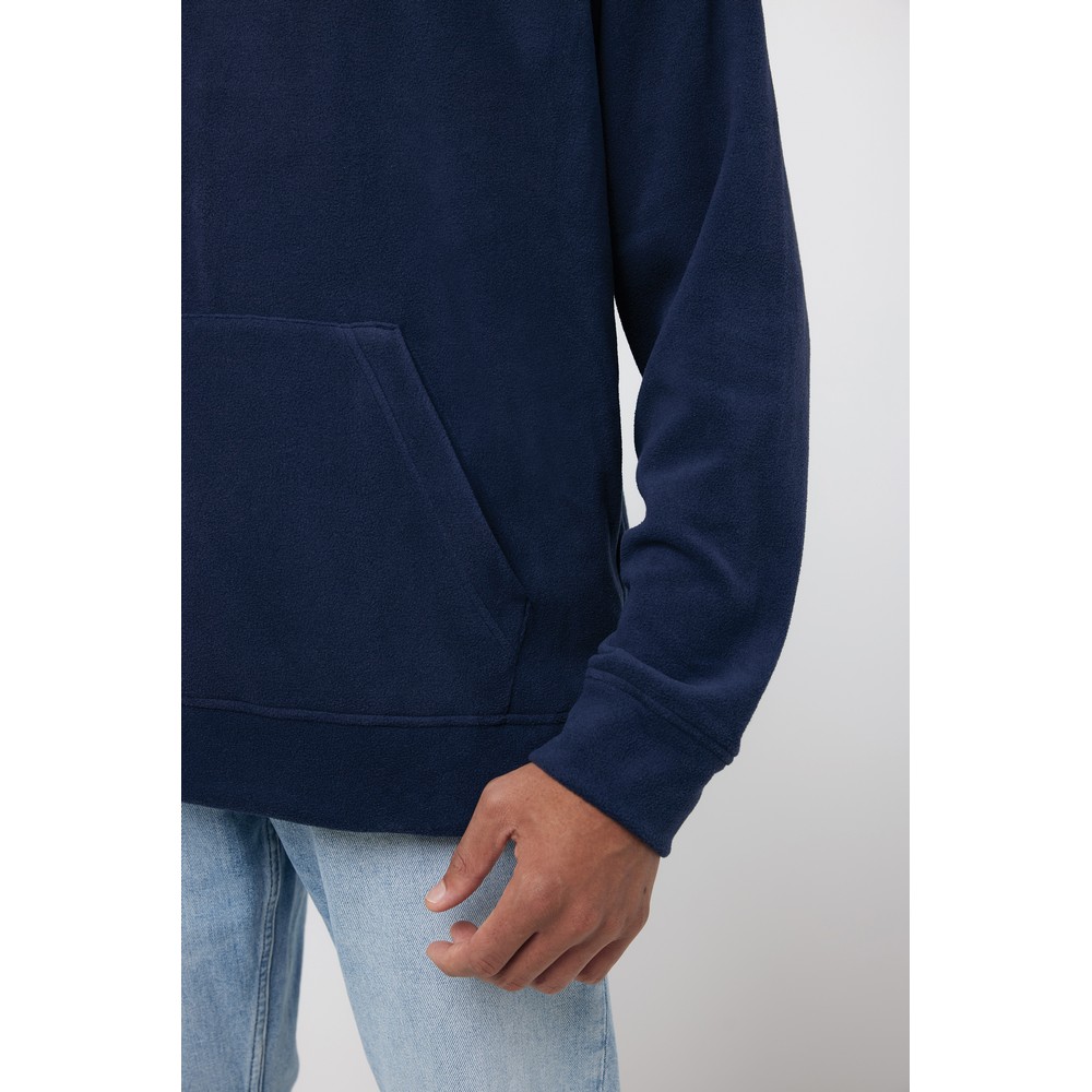 Bluza z kapturem z mikropolaru Iqoniq Trivor, RPET Niebieski T9403.002.XL (13)